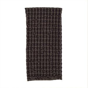 WAFFLE WEAVE TOWEL CHOCOLATE BROWN
